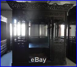 Chinese Antique Babu Dragon King Bed