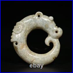 Chinese Antique Hongshan Culture Ancient Jade Jade Pig Dragon