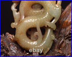 Chinese Antique Jades Dragon And Boy Jade Ornaments Song Dynasty