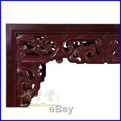 Chinese Antique Massive Carved Beech Wood Dragon Table 16LP63