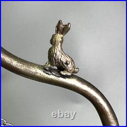 Chinese Carved Blue Lapis, Silver Water Pipe Dragon, Rabbit, Rooster Design