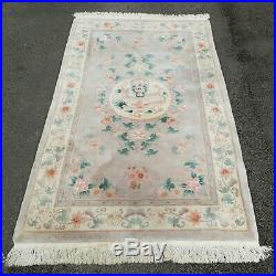 Chinese Dragon Aubusson Grey Handwoven Carpet 8'11x5' (272x152.5cm Rug)