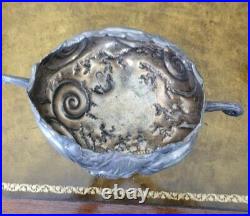 Chinese Dragon Centerpiece repoucce Bowl Sterling Silver Approx 6 X 13 Antique
