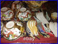 Chinese Dragon Porcelain Set 47 pieces