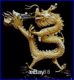 Chinese Enamel Dragon Statue Year of the Dragon 2012