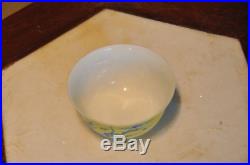 Chinese Old CHENGHUA MARK Dragon Bowl / W 8.3cm Qing Ming Dish Plate Vase