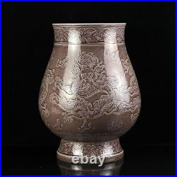 Chinese Porcelain Handmade Exquisite Dragon Pattern Vase 13135