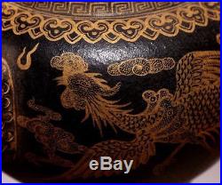 Chinese Special Antique Handwork Dragon Yixing Zisha Teapot Mark KangXi PT109