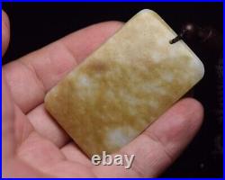 Chinese antique old jade STATUE GY3 collect natural old dragon jade pendant