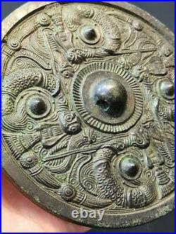 Chinese bronze mirror immortal&Chi Dragon pattern bronze ornaments Mirrors