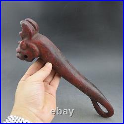 Chinese jade, collectibles, hongshan culture, Dragon rod, statue R965