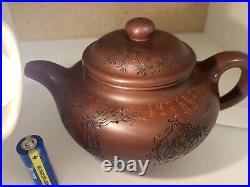 Chinese yixing purple clay teapot new dragon blood clay 300cc