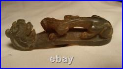 DRAGON Green BELT Hook ANTIQUE Fine 18th/19th CHINESE Provenance Hartman