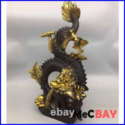 Exquisite Chinese Vintage Handwork Collection Carving Tabletop Decoration Dragon