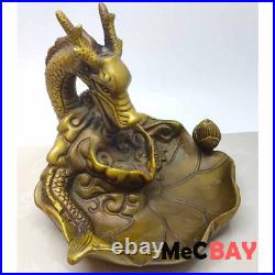 Exquisite Chinese Vintage Handwork Collection Decoration Dragon Rewind Incense