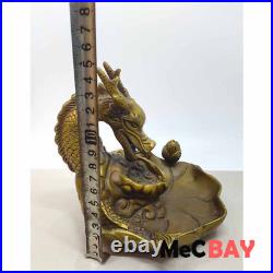 Exquisite Chinese Vintage Handwork Collection Decoration Dragon Rewind Incense