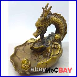 Exquisite Chinese Vintage Handwork Collection Decoration Dragon Rewind Incense