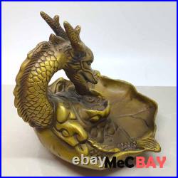 Exquisite Chinese Vintage Handwork Collection Decoration Dragon Rewind Incense