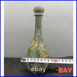 Exquisite Vintage Chinese Handwork Collection Tabletop Decoration Dragon Vase