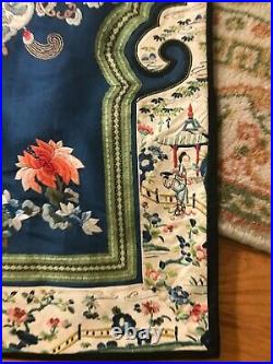 Fine Chinese/Manchu Robe Long Style Great Condition Dragon/Phoenix Sleevebands