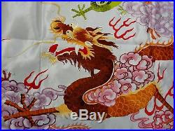Handwoven Silk Chinese Embroidery 9 dragons (200 cm x 91 cm) #1