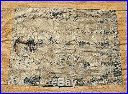 Large Important 17th / 18th Century antique Chinese Temple Embroidery Dragons