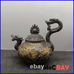 New Exquisite Chinese Vintage Handwork Collection Tabletop Decoration Dragon Pot