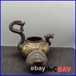 New Exquisite Chinese Vintage Handwork Collection Tabletop Decoration Dragon Pot