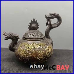 New Exquisite Chinese Vintage Handwork Collection Tabletop Decoration Dragon Pot