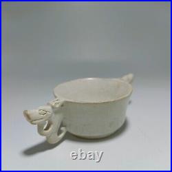 Old Chinese Jade Carved dragon loong motif dynasty jade cup