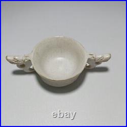 Old Chinese Jade Carved dragon loong motif dynasty jade cup