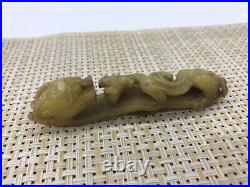 Old Chinese ancient old jade Ruyi dragon hook