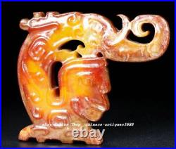 Old Dynasty Natural Hetian Jade Carve Dragon Beast People Face Head Yu Bi YuBi Old Dynasty Natural Hetian Jade Carve Dragon Beast People Face Head Yu Bi YuBi