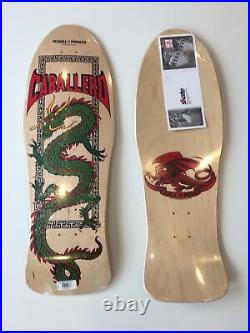 Powell Peralta Caballero Reissue Chinese Dragon Old School Skateboard Deck Nat