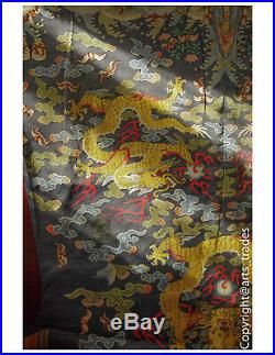 Qing Chinese Imperial Court Kesi Dragon Robe