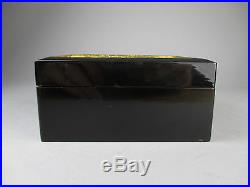 Rare ANTIQUE Chinese FOOCHOW Lacquered wood box WITH DRAGON