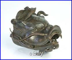 Rare Antique Chinese Dragon and Carp Censer 17th Century
