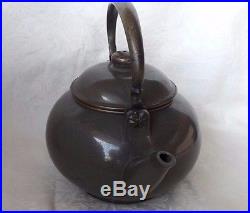 Rare Late 19th C Chinese Yixing Zisha Antique Clay Pottery Teapot With Dragon