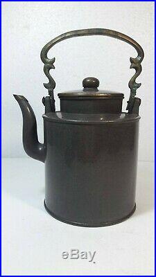 Superb Antique Chinese Yixing Zisha Pottery Teapot With Chinese Dragon Marked