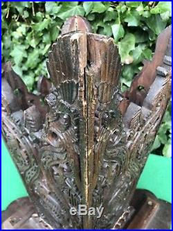 Superb Antique Wooden Chinese Dragon Hand Carved Table