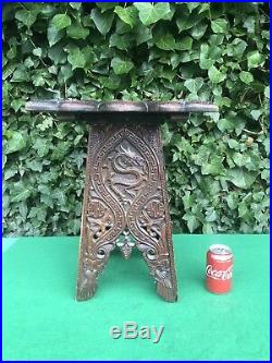 Superb Antique Wooden Chinese Dragon Hand Carved Table