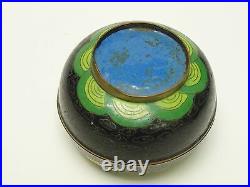VERY DESIRABLE ANTIQUE LATE 19 c QING CLOISONNE BOX with DRAGON MOTIF